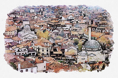  Painting - Prizren by Dreamframer Art