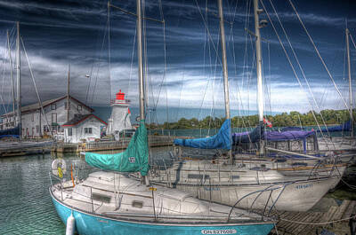  Photograph - Sailboats at the Gas Dock by Mark Thellmann