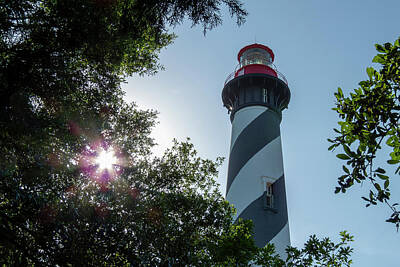  Photograph - St. Augustine Lighthouse in color by Jeffrey Holbrook