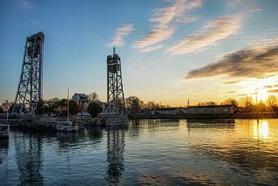  Photograph - Sunrise at Bridge 21 by Chris DeLaat