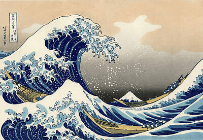 The Great Wave Off Kanagawa Art Prints (Page #3 of 7) - Fine Art 