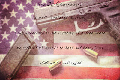 Gun Owner Mixed Media Art Prints