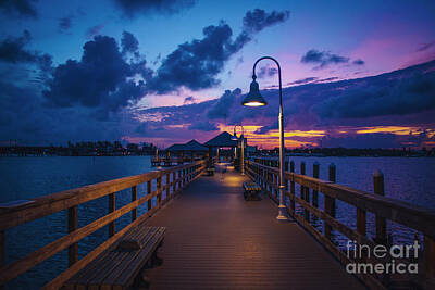  Photograph - Twilight on the Pier by Robert Stanhope
