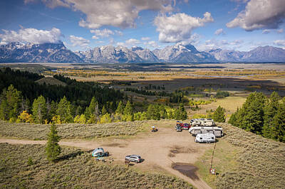  Photograph - Upper Teton View Dispersed Camping by Jennifer Grover