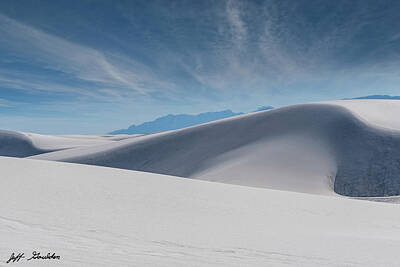 Photograph - White Sand Dunes by Jeff Goulden