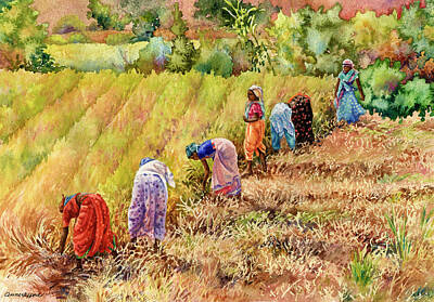 Rice Field Original Artwork