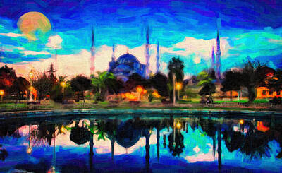 Sultan Ahmed Mosque Paintings
