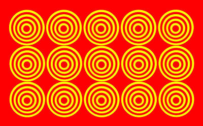 180 Circles Remember To Count The Red Ones Inside The Circles Art