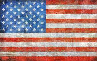 U S Flag Paintings