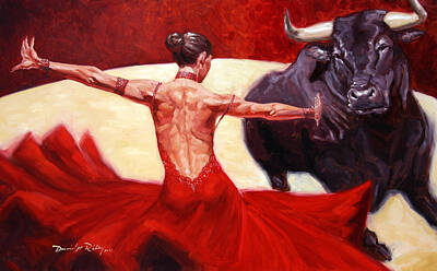 Bull Fighter Original Artwork