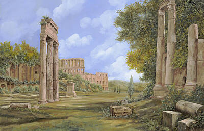 Roman Ruins Art