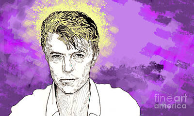  Digital Art - David Bowie by Jason Tricktop Matthews