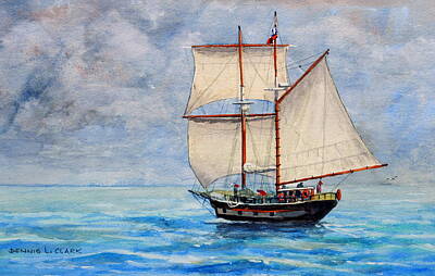  Painting - Outward Bound by Dennis Clark
