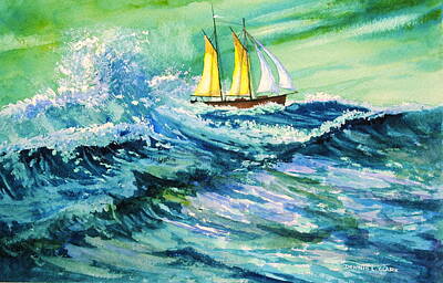  Painting - Riding the Storm by Dennis Clark