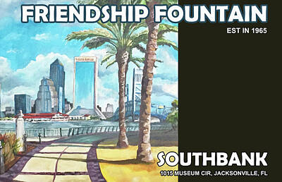 Friendship Fountain Original Artwork