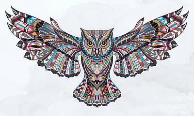 Owl Tattoo Art Prints - Fine Art America