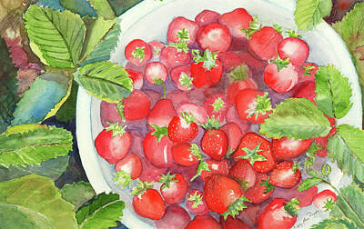 Strawberry Festival Original Artwork