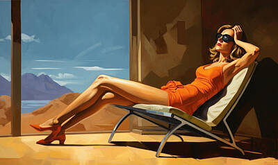 Sun Lounger Paintings