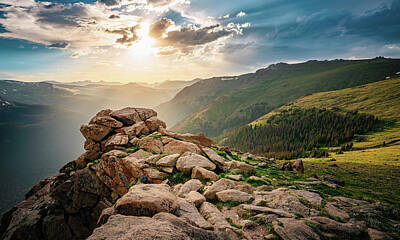  Photograph - Forest Canyon Overlook of Rocky Mountain by Rose and Charles Cox