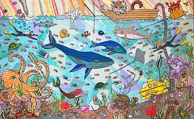  Mixed Media - Whale Tales by Blair Barbour