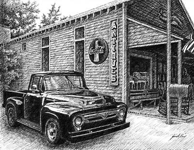1956 Ford F-100 Fordomatic Truck Drawings