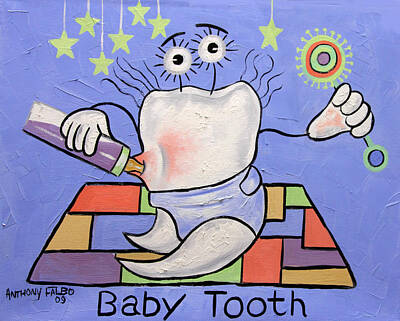 Blue Tooth Framed Art Prints