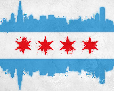 Designs Similar to Chicago Flag by Mike Maher