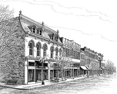 Main Street In Franklin Tennessee Drawings