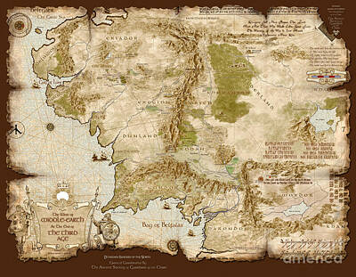 Designs Similar to Middle-Earth Map Burnt-edges