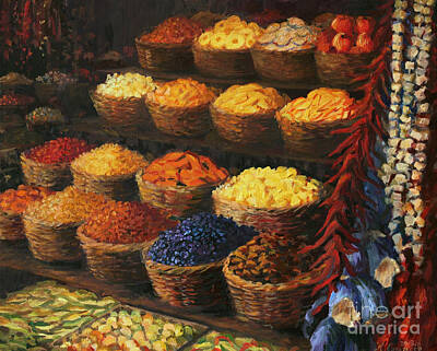 Asian Market Paintings