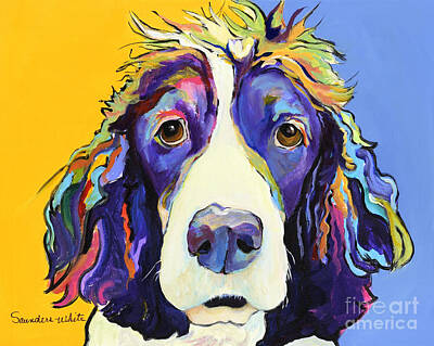 Pat Saunders-white Dog Paintings