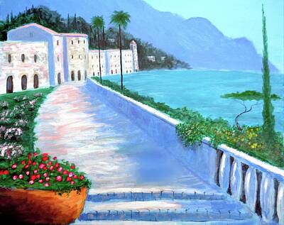  Painting - Beauty Of The Riviera by Larry Cirigliano