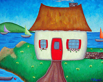  Painting - Irish Cottage by Melissa Fassel Dunn
