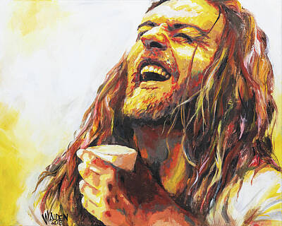 Laughing Jesus Paintings
