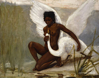 African Girl Nude Paintings image