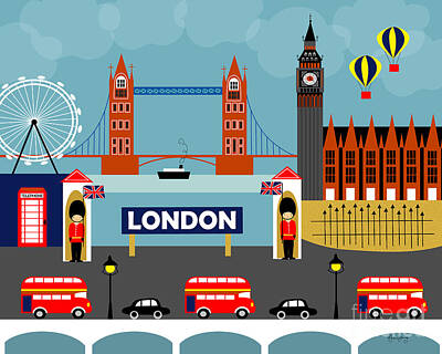 London Bridge Digital Art