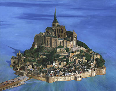  Painting - Mont Saint Michel by Philippe Plouchart