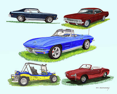 1965 Chevrolet Impala Paintings