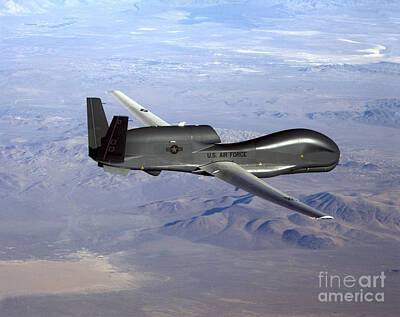 Rq-4 Global Hawk Art Prints