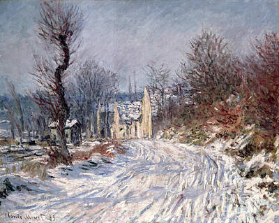 Designs Similar to The Road to Giverny in Winter