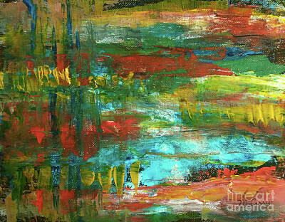  Painting - Autumn Reflections by Michelle Curry