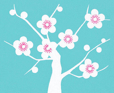 Cherry Blossom Tree Drawings
