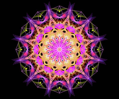 Purple Kaleidoscopes Art Prints