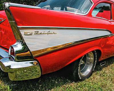  Photograph - 57 Chevy Bel Air by Tom Brickhouse