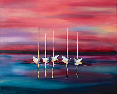  Painting - Calm waters by Iuliana O