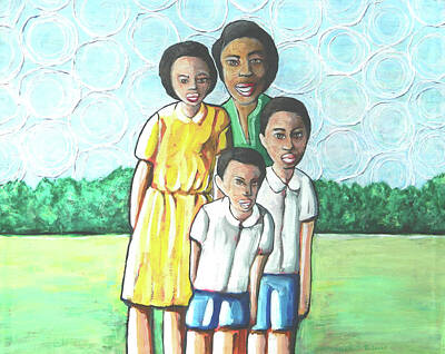  Painting - Family by John Pendarvis