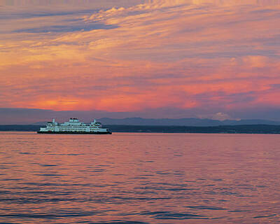  Photograph - Puget Sound Sunset by Scott Thomas Images