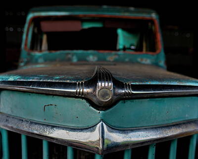  Photograph - The front end of an old Jeep International by Art Whitton