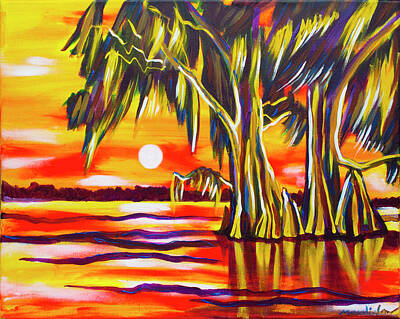  Painting - Yellaswampadelic by Mardi Claw