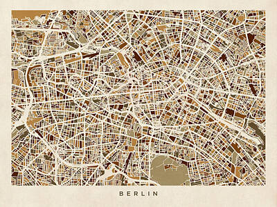 Berlin Map Art